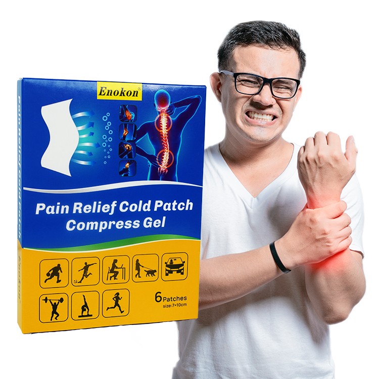 Pain relief gel cold compress patch