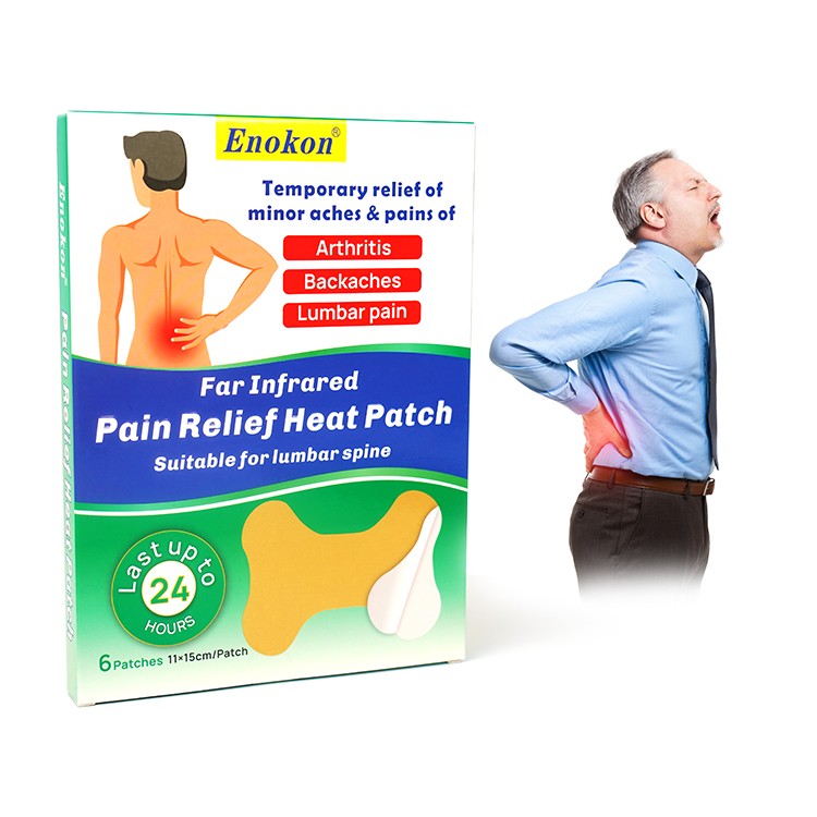 Lumbar pain relief patch